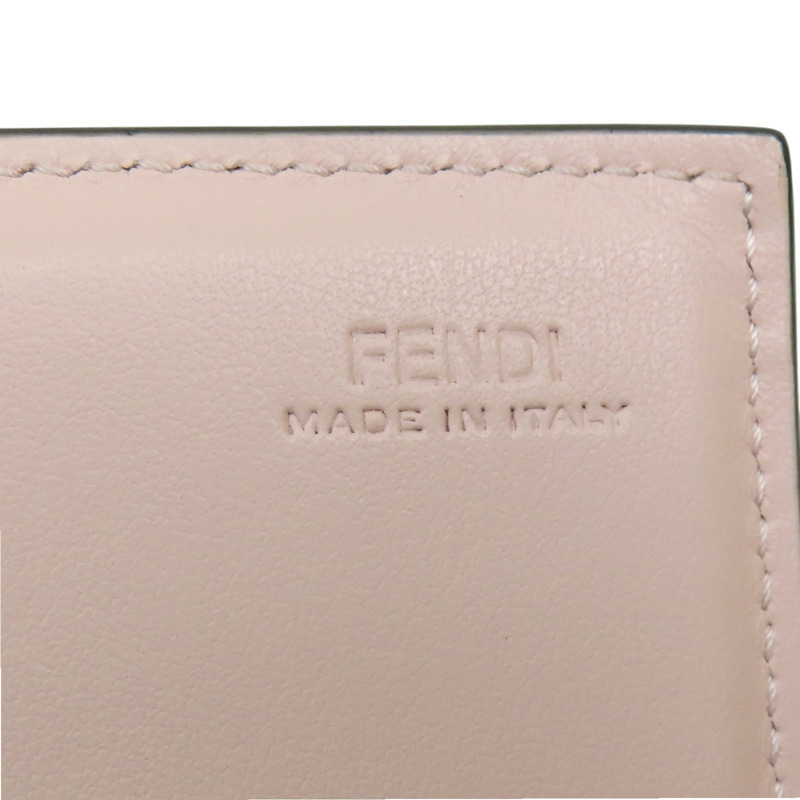 粉紅色 牛皮 Monster Bugs Eye 扣式長夾 金扣-8