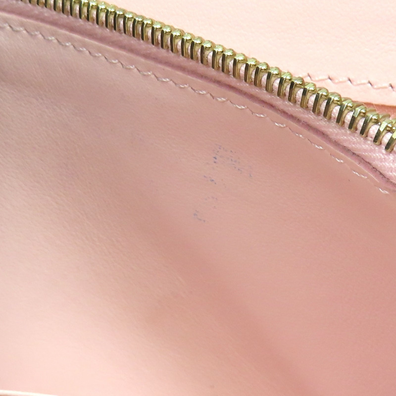 粉紅色 牛皮 Monster Bugs Eye 扣式長夾 金扣-18