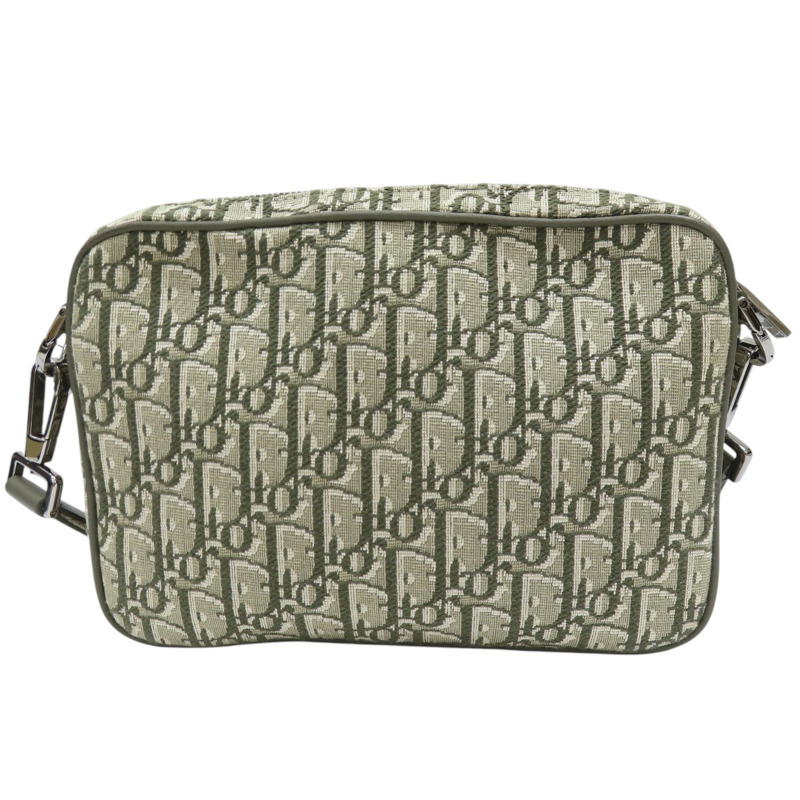 墨綠色 緹花帆布 Saddle三件式 子母包 肩背包 1ADPO-1