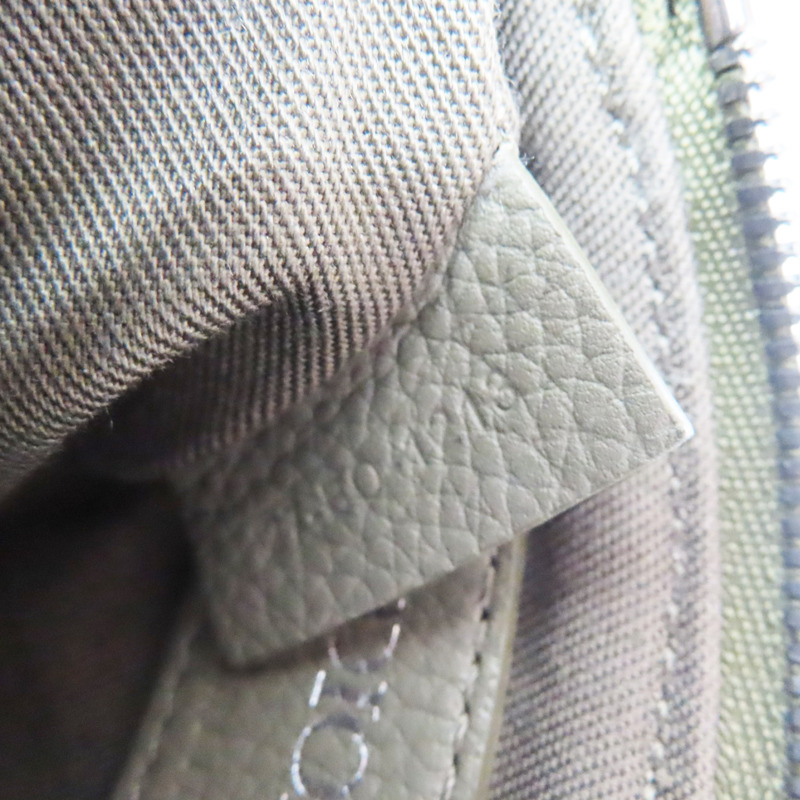 墨綠色 緹花帆布 Saddle三件式 子母包 肩背包 1ADPO-9