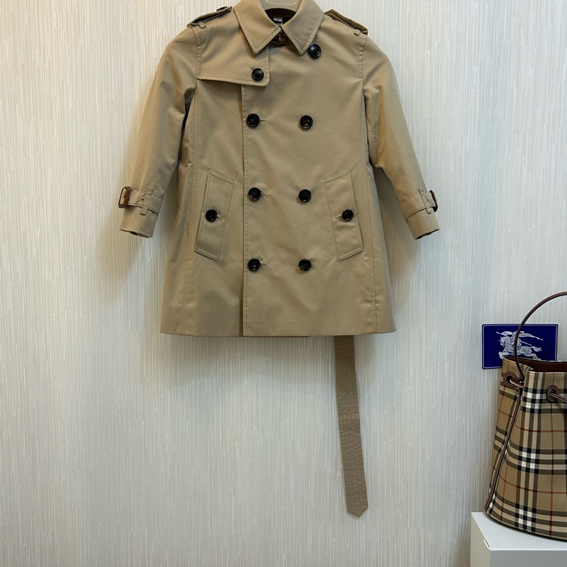 BURBERRY英國童款蜜色風衣4Y-2