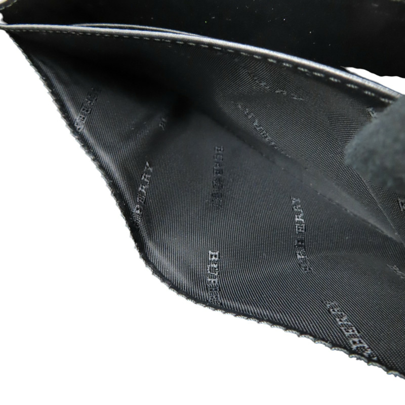 黑色 牛皮 金扣 長夾-7