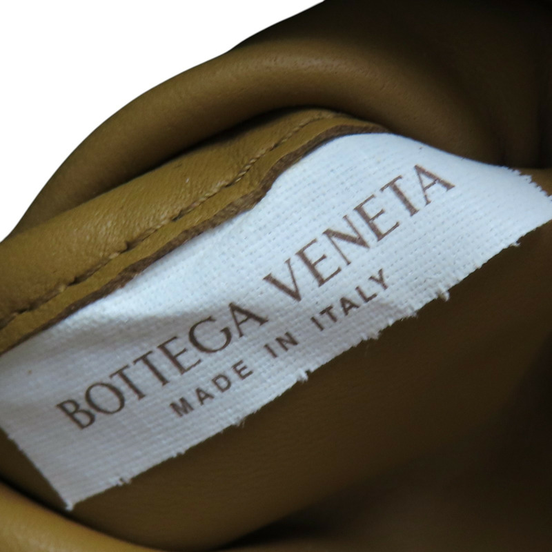 棕色羊皮 編織 patent cassett 肩背包 591970-7