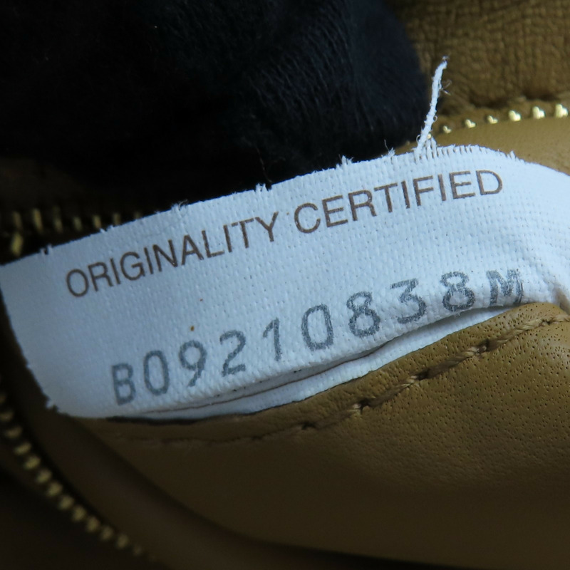 棕色羊皮 編織 patent cassett 肩背包 591970-8