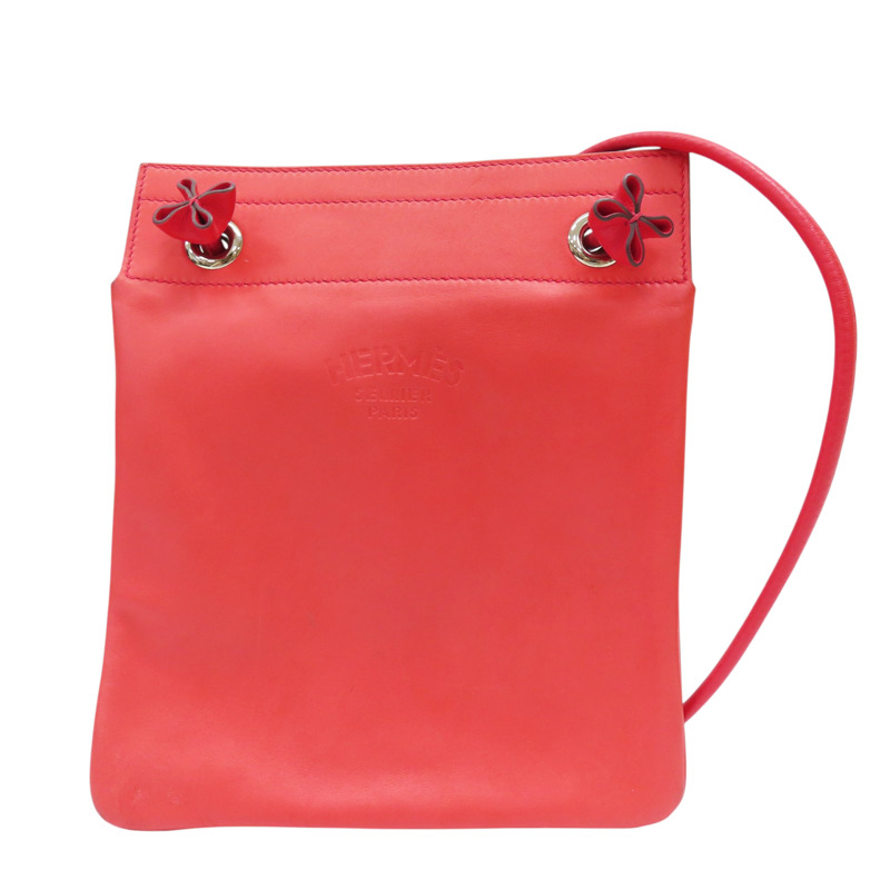 粉紅色 Agneau milo羊皮 Aline Mini 肩背包 D刻-0