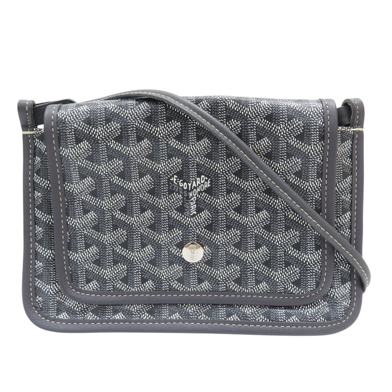 灰色 PVC塗層帆布 Plumet Pocket 信封包 肩背包【GOYARD 高雅德】-0