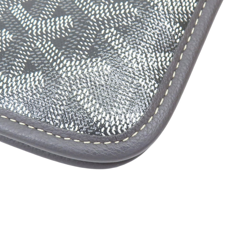 灰色 PVC塗層帆布 Plumet Pocket 信封包 肩背包【GOYARD 高雅德】-10