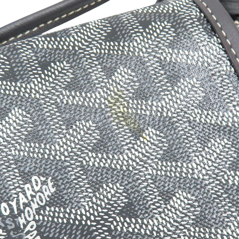 灰色 PVC塗層帆布 Plumet Pocket 信封包 肩背包【GOYARD 高雅德】-14