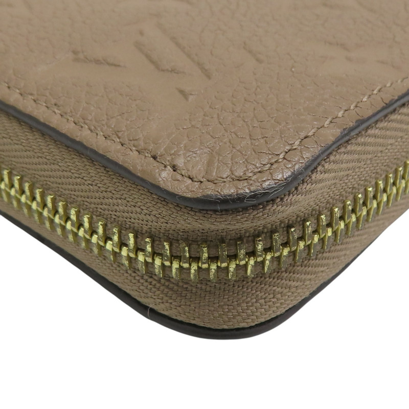 棕色 原花牛皮 Monogram Empreinte 拉鍊 長夾 M69034 M69034-11