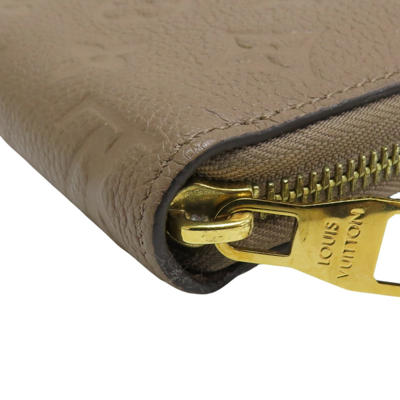 棕色 原花牛皮 Monogram Empreinte 拉鍊 長夾 M69034 M69034-14