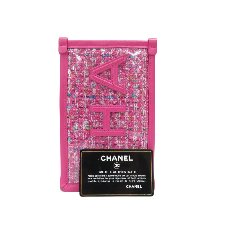 粉色毛呢 皮革 PVC 肩背包 AP0255-7