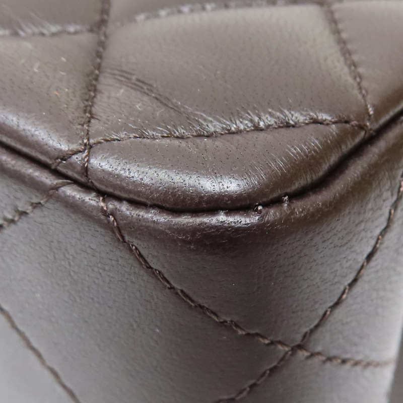 棕色 皮革 Coco 25 肩背包 A01112 A01112-14