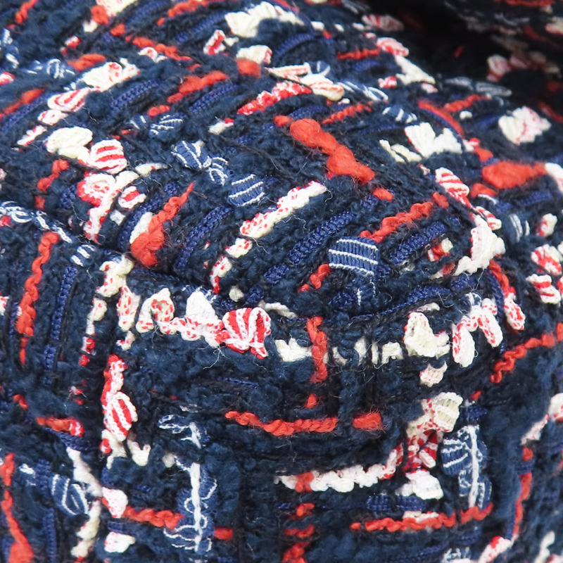 藍色 毛呢 CHANEL 19 26cm 肩背包 AS1160-13