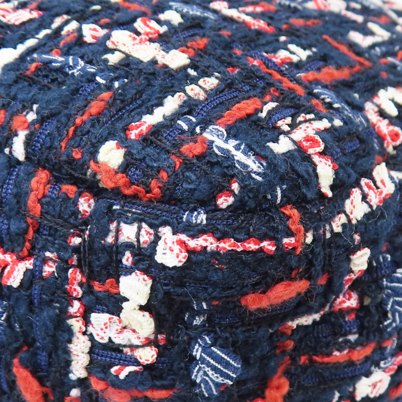 藍色 毛呢 CHANEL 19 26cm 肩背包 AS1160-15