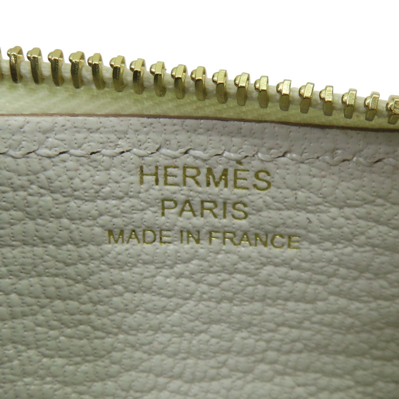 冰川白 Chevre Mysore羊皮 Roulis Slim 短夾 B刻-6