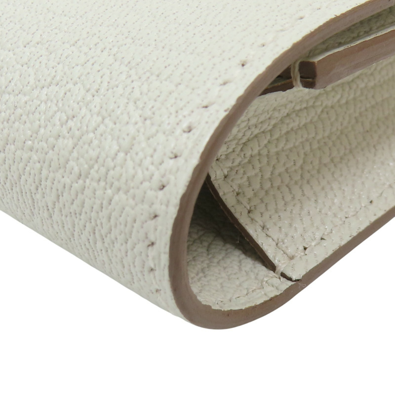 冰川白 Chevre Mysore羊皮 Roulis Slim 短夾 B刻-12