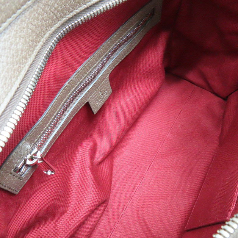 棕色 GG Supreme帆布 手提包 643814【GUCCI 古馳】 #643814-4