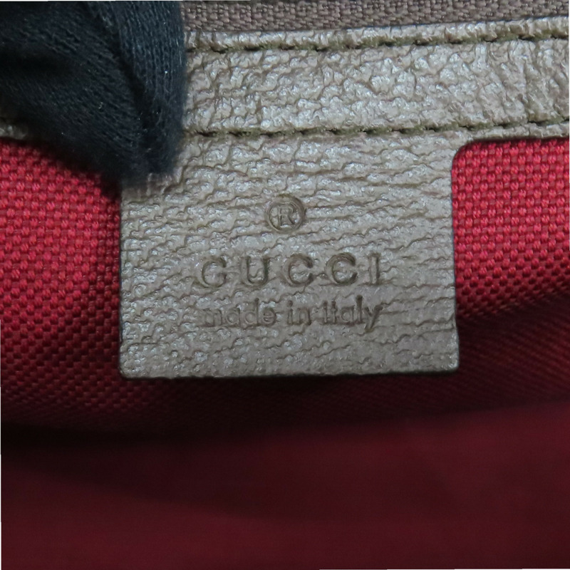 棕色 GG Supreme帆布 手提包 643814【GUCCI 古馳】 #643814-7