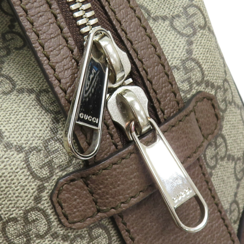 棕色 GG Supreme帆布 手提包 643814【GUCCI 古馳】 #643814-10