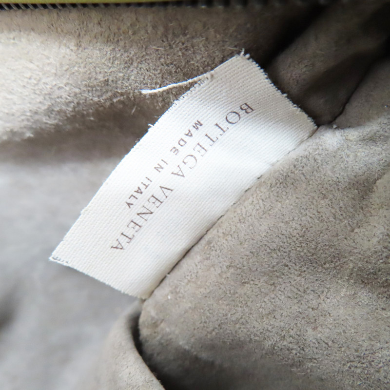 綠色 羊皮編織 肩背包-7