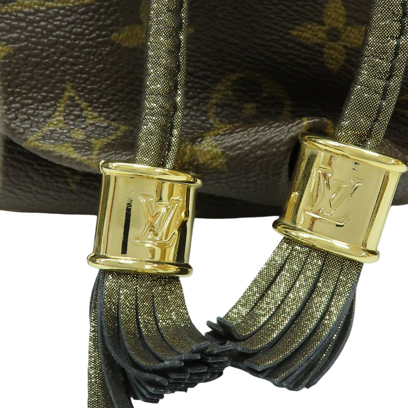 棕色帆布 金邊 Irene 手提包 M47927-7