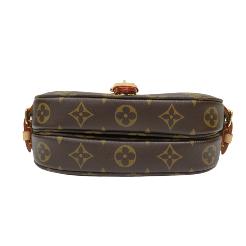 棕色 原花帆布 Saumur BB 兩用包【LOUIS VUITTON LV 路易威登】 M46740-3