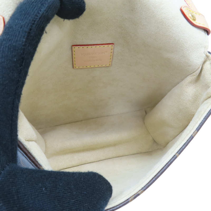 棕色 原花帆布 Saumur BB 兩用包【LOUIS VUITTON LV 路易威登】 M46740-4