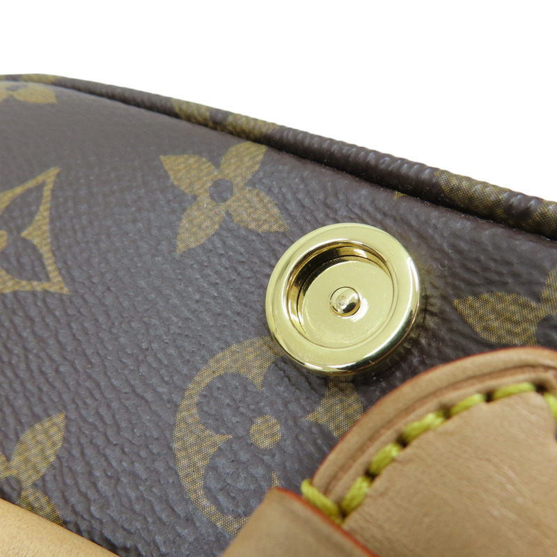 棕色 原花帆布 Saumur BB 兩用包【LOUIS VUITTON LV 路易威登】 M46740-14