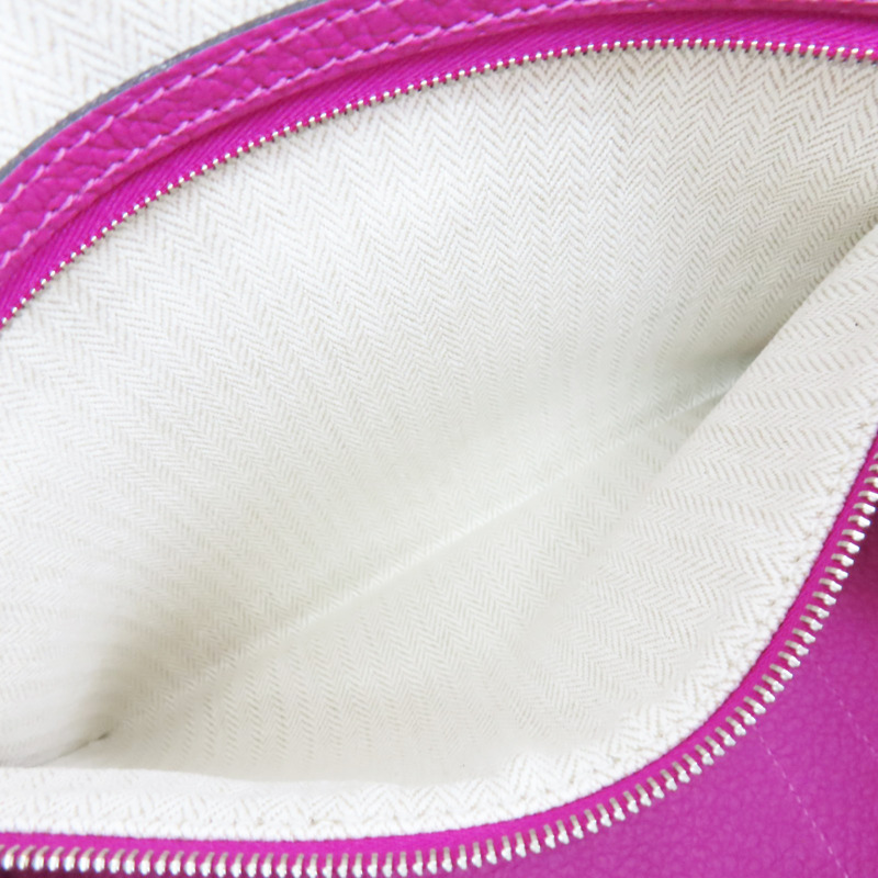 桃紅色 Negonda牛皮 Garden Party 30 手提包 D刻【HERMES 愛馬仕】-5