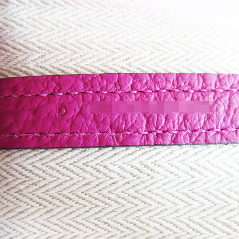 桃紅色 Negonda牛皮 Garden Party 30 手提包 D刻【HERMES 愛馬仕】-7