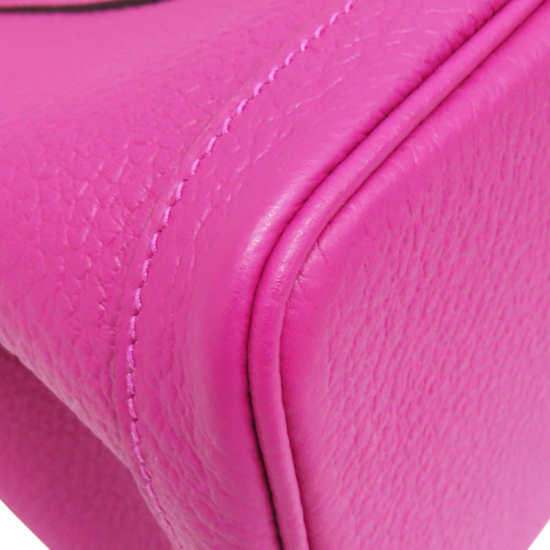 桃紅色 Negonda牛皮 Garden Party 30 手提包 D刻【HERMES 愛馬仕】-9