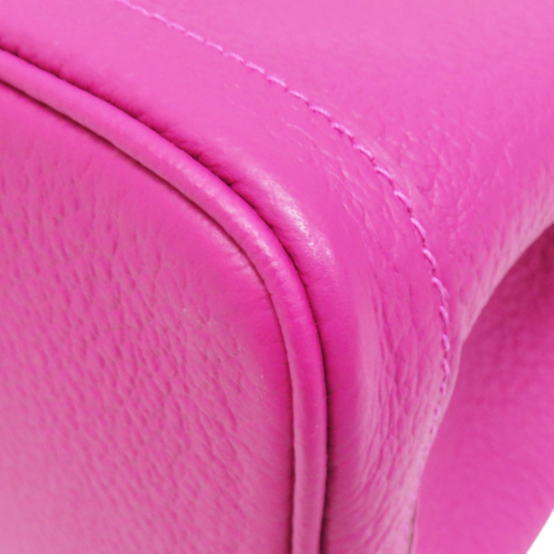 桃紅色 Negonda牛皮 Garden Party 30 手提包 D刻【HERMES 愛馬仕】-12