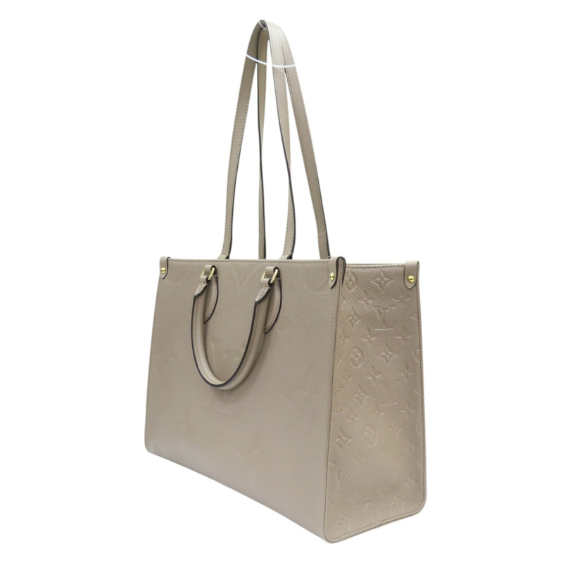 棕色 原花壓紋牛皮 On The Go MM 兩用包 M45607-2