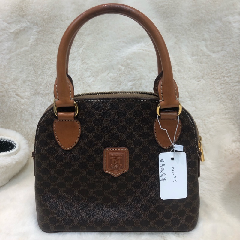 CELINE 中古老花保齡袋 XB738-0