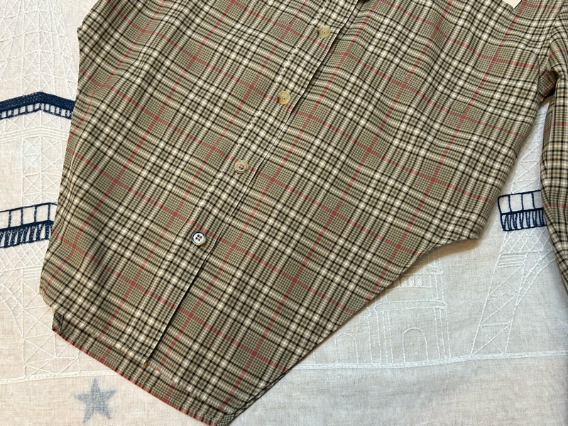 BURBERRY英國格紋襯衫UK4-7