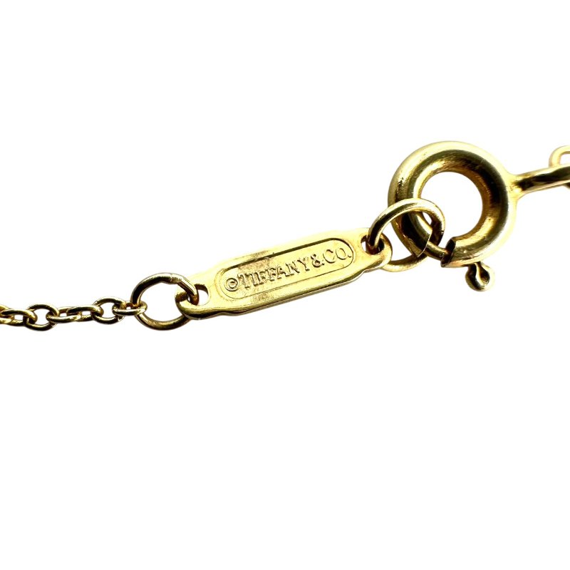 【美收精品】Tiffany 18K金色雙圈項鍊 B-778【隔月月中將轉賣至日本 上架期限30天】-1