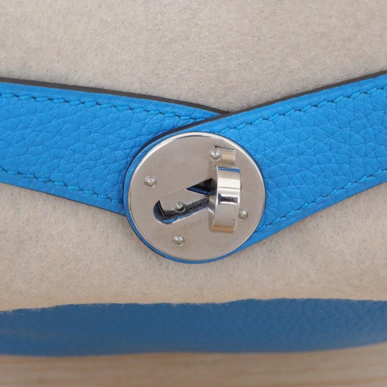 Lindy 30 T7水妖藍 TC皮 A刻 銀扣-5