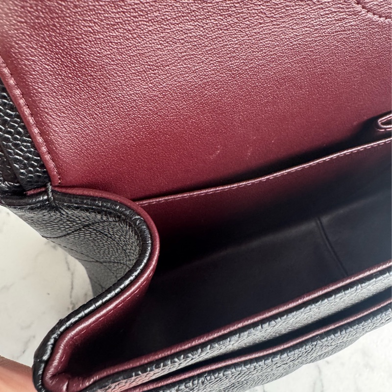 Chanel黑荔枝銀雙C jumbo-20