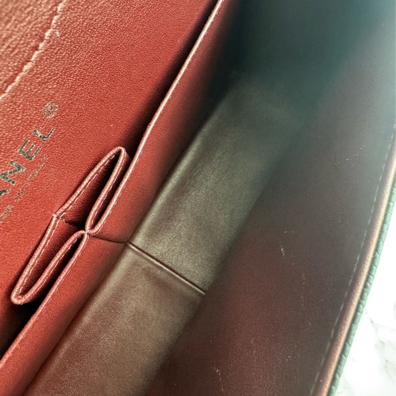 Chanel黑荔枝銀雙C jumbo-23