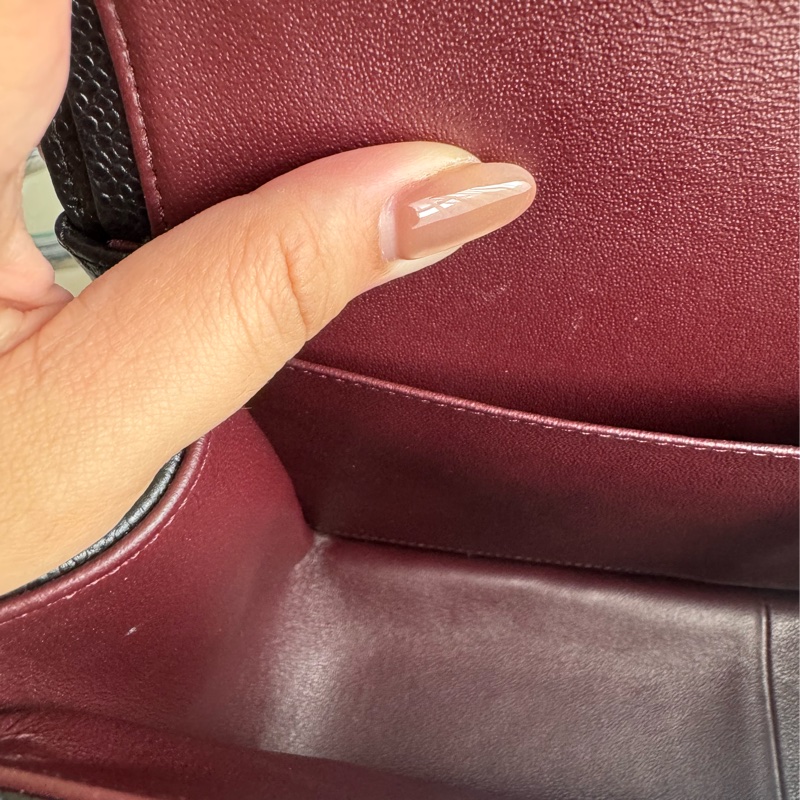 Chanel黑荔枝銀雙C jumbo-25