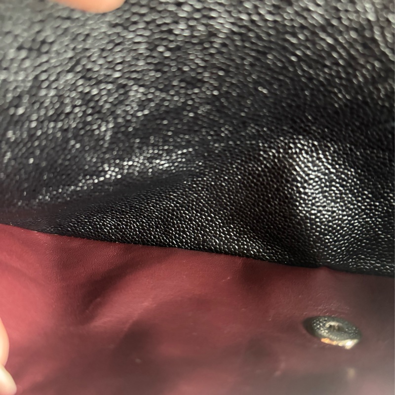 Chanel黑荔枝銀雙C jumbo-34