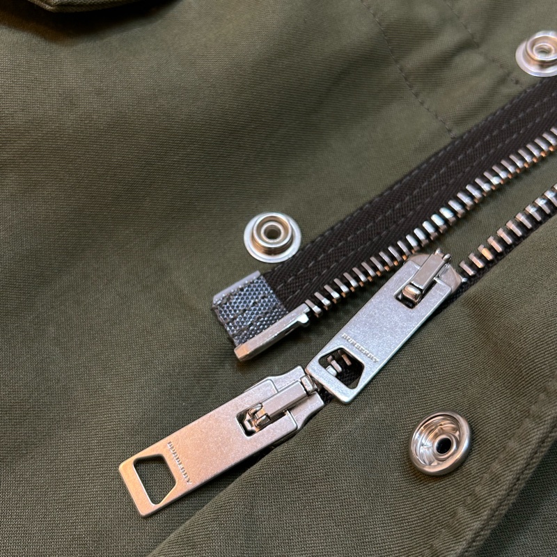 BURBERRY英國男款軍綠外套48號-7
