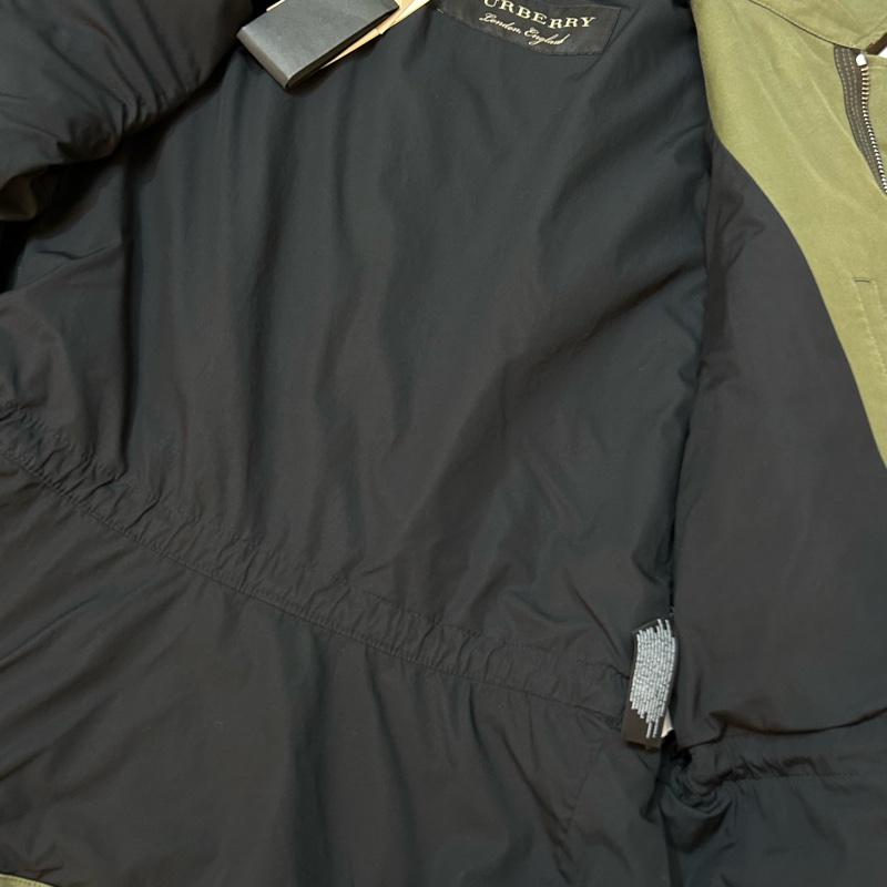 BURBERRY英國男款軍綠外套48號-9