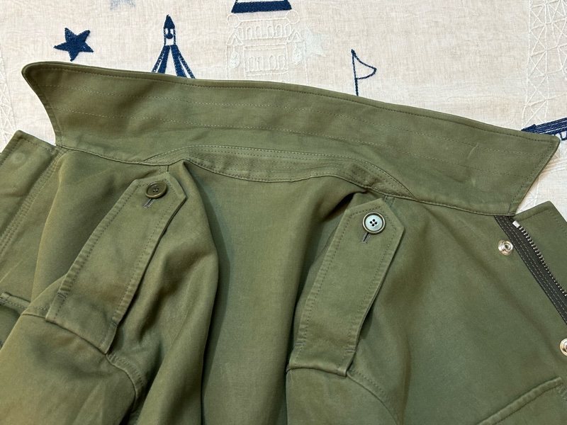 BURBERRY英國男款軍綠外套48號-15