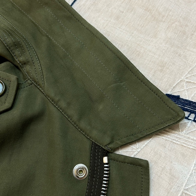 BURBERRY英國男款軍綠外套48號-16