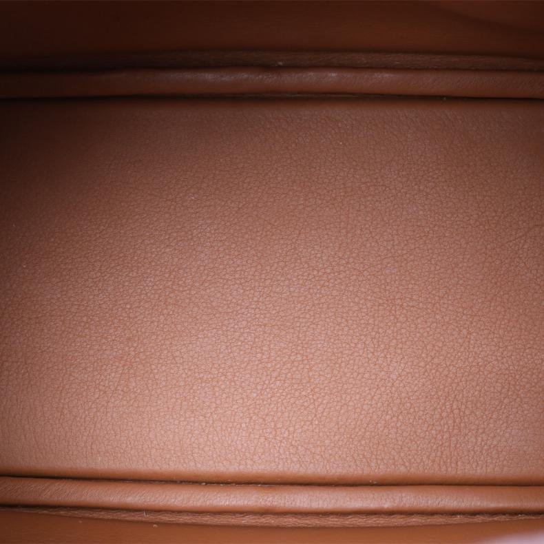 Lindy Mini 37金棕色 TC皮 W刻 金釦-4