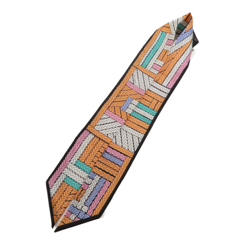 HERMES 絲質Twilly絲巾-4
