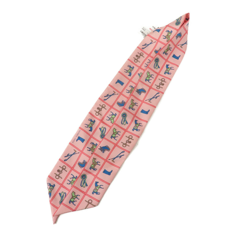HERMES 絲質Twilly絲巾-2