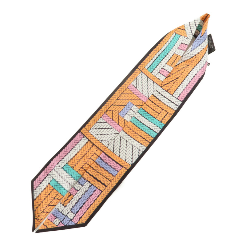 HERMES 絲質Twilly絲巾-4