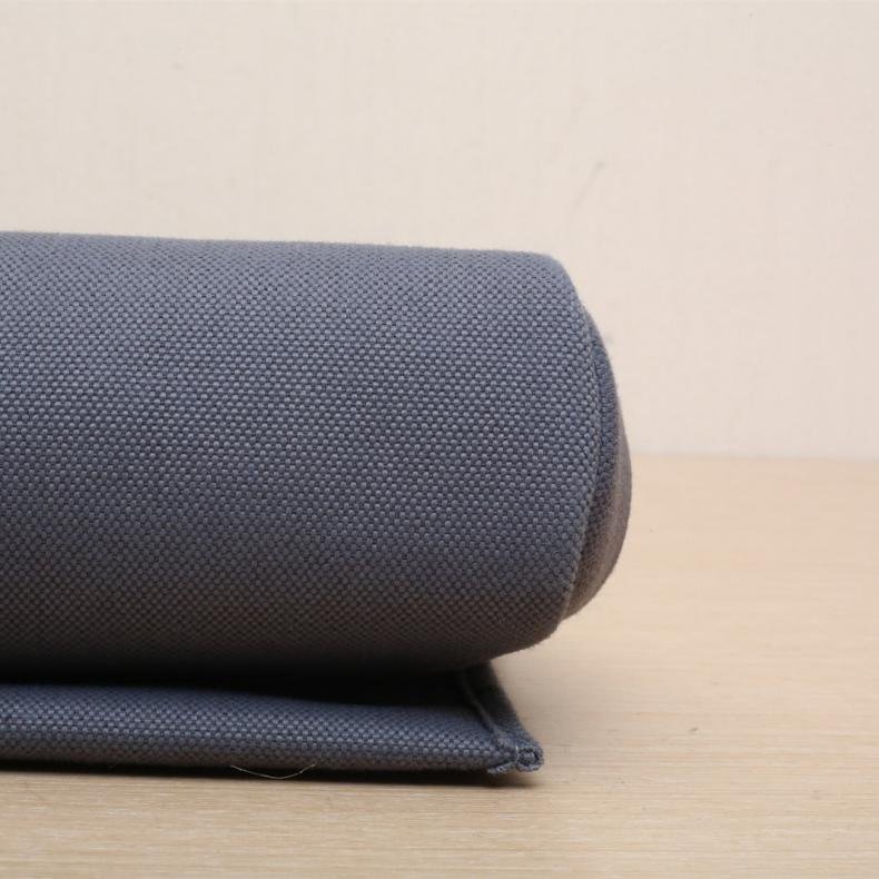 Herbag Zip 20 帆布拼牛皮 85石板灰 帆布/Hunter 牛皮 W刻 銀扣-3